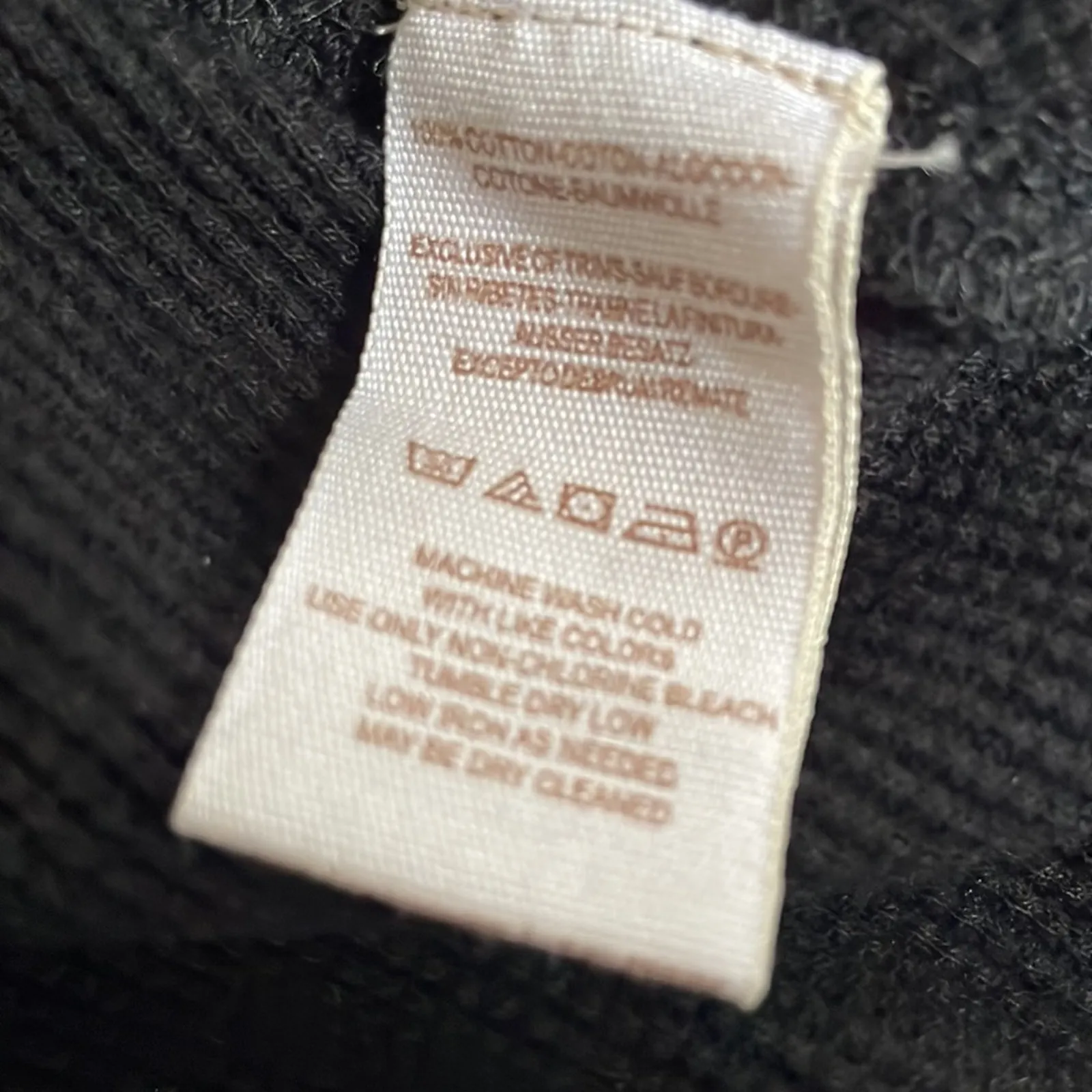 Free People x Marion Black Embroidered Waffle Thermal Top Long Sleeve Boho Flare - Image 8