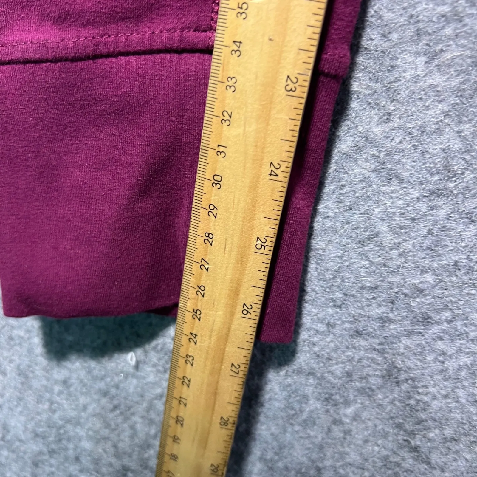 Columbia Leggings Cargo Jogger Pants Women's XXL Burgundy Cotton - Image 3