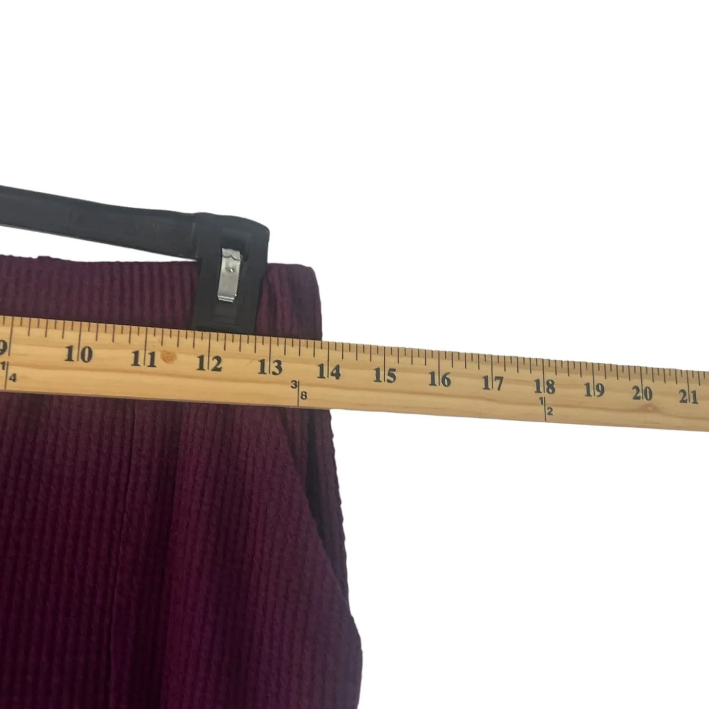 Retreat Women's Size Small‎ Burgundy Purple Two Piece Pajama Set - Image 11