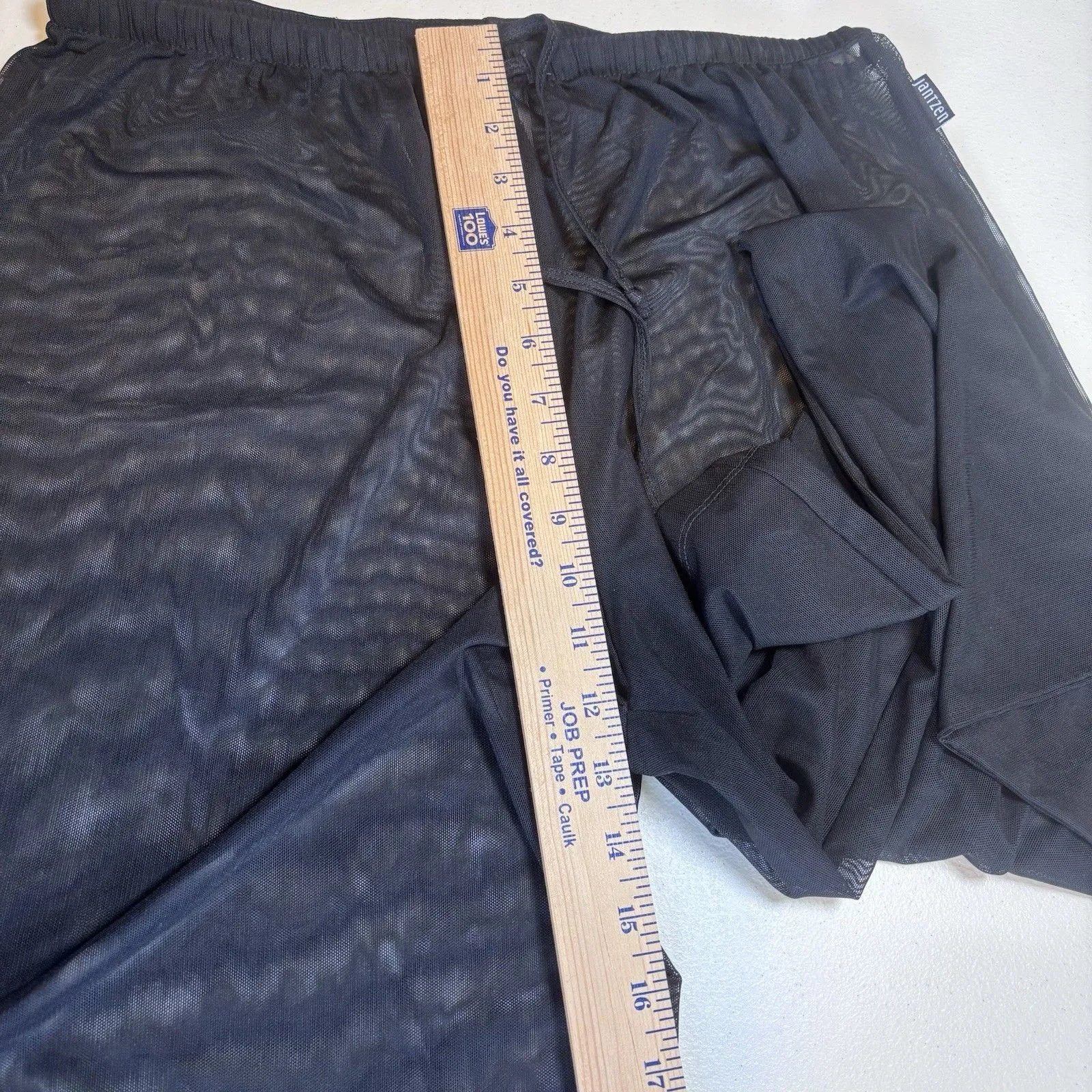 Jantzen Womens Swim Wide Leg Cover Up Pants Size M  Black High Rise Pull On - Image 11