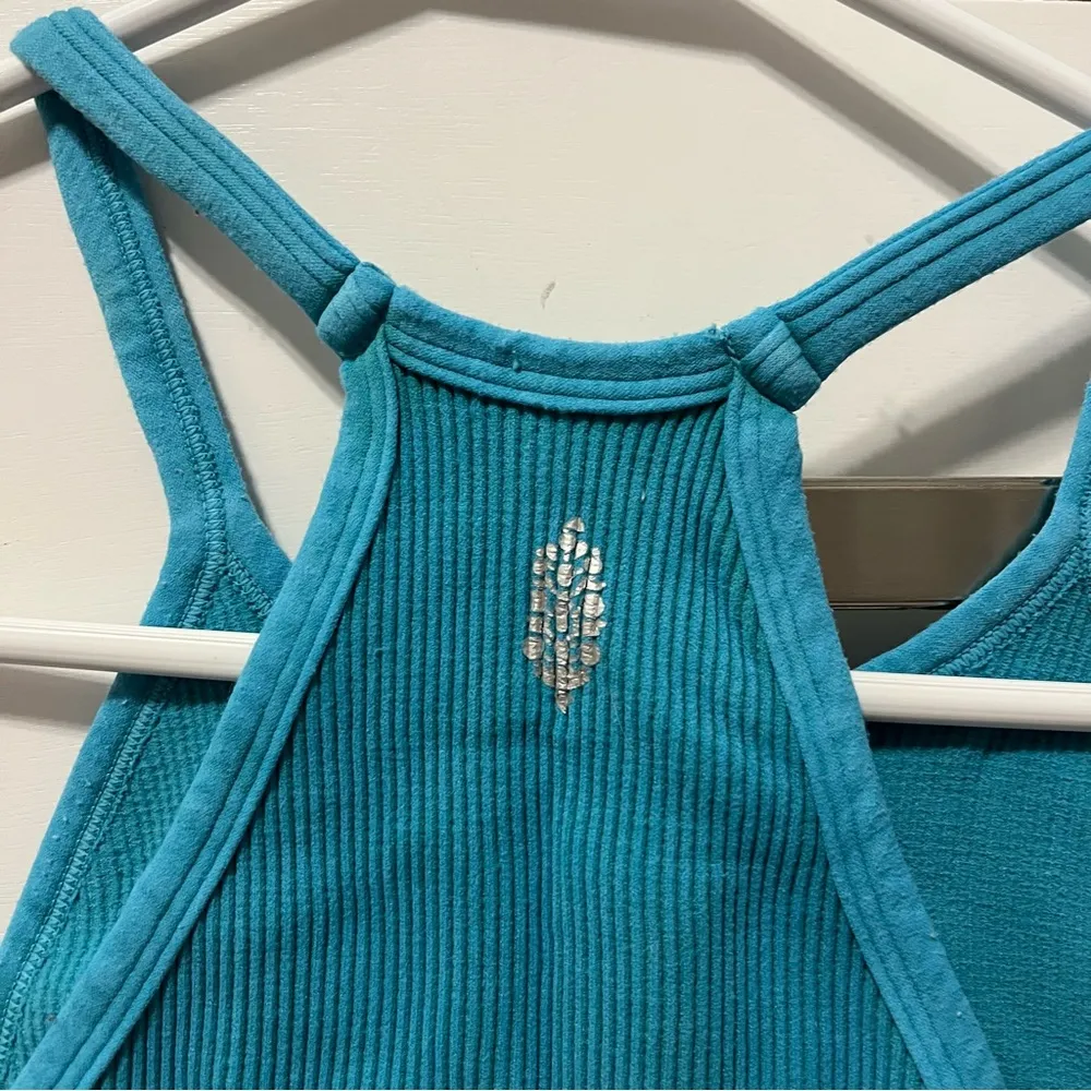 Free People Movement Tropical Teal Happiness Runs/Prajna Set XS/S - Image 4