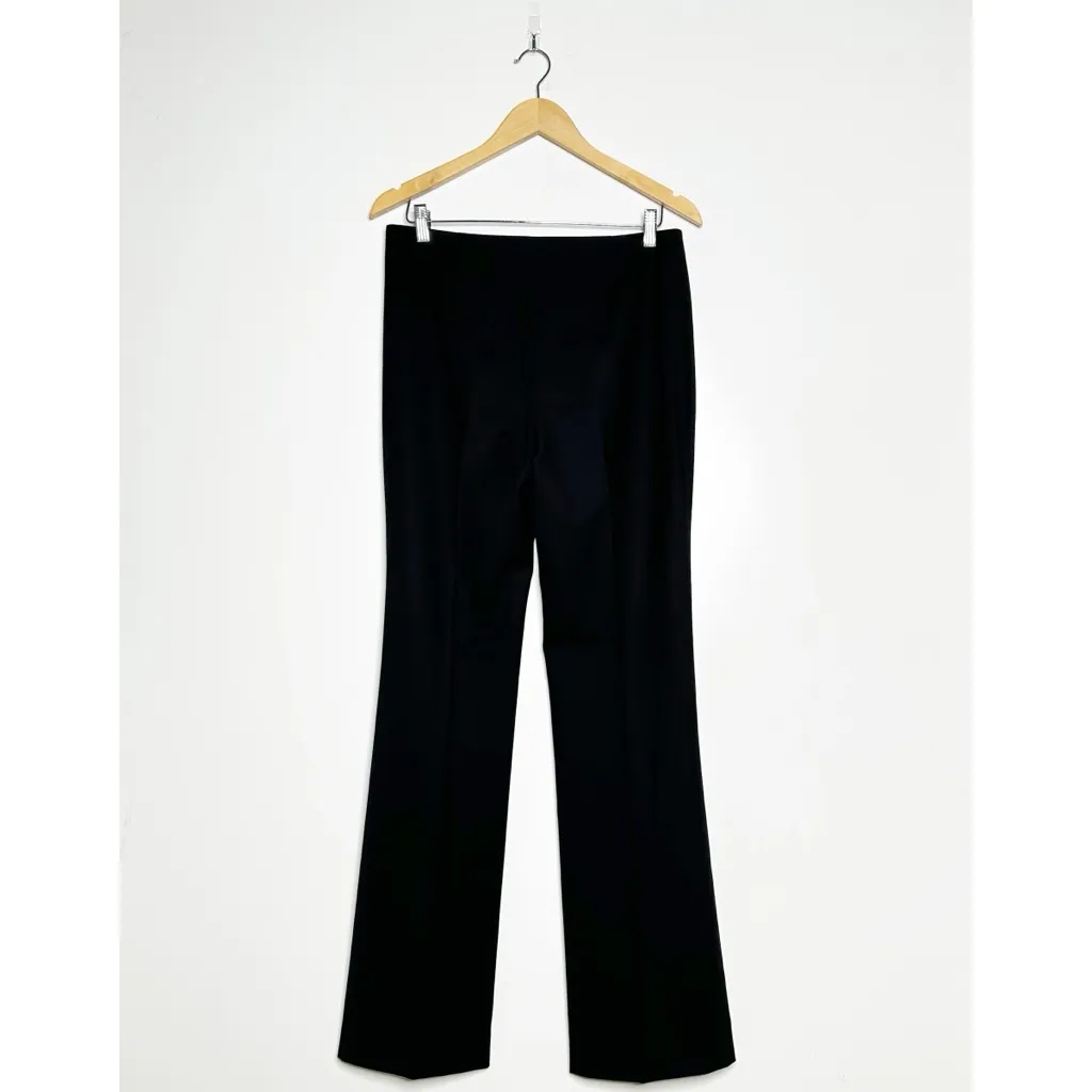Theory Black Demetria Admiral Crepe Pants Size 8 - Image 4