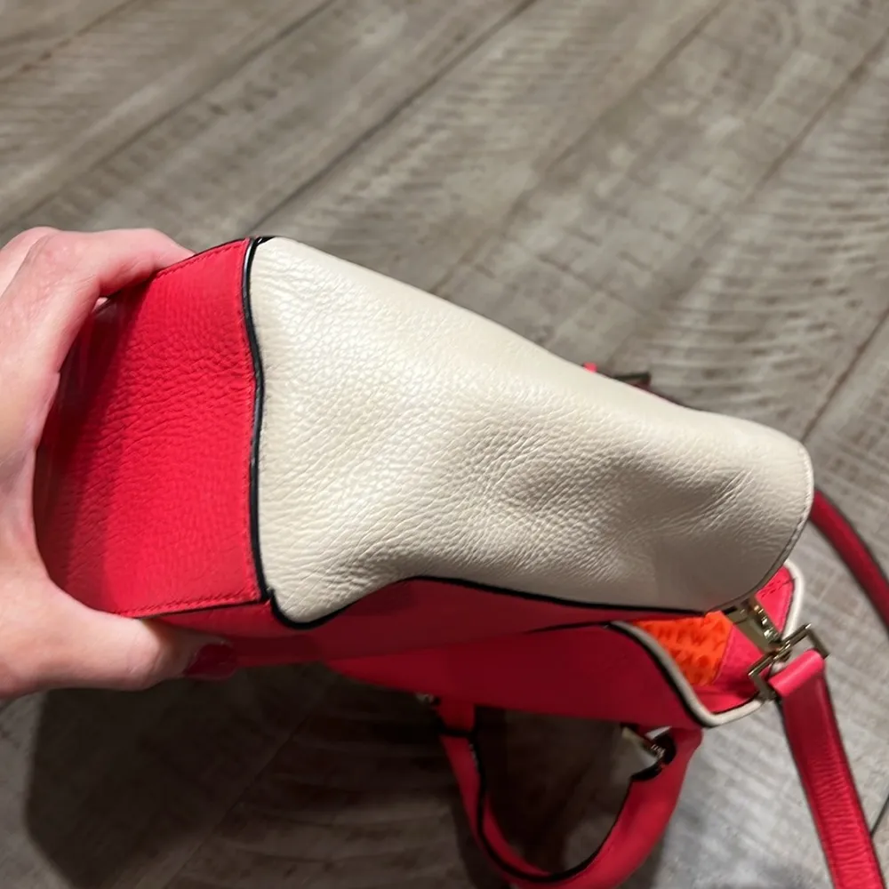 Kate Spade Wesley Place Laurel Desert Rose Leather Crossbody Bag EUC - Image 12