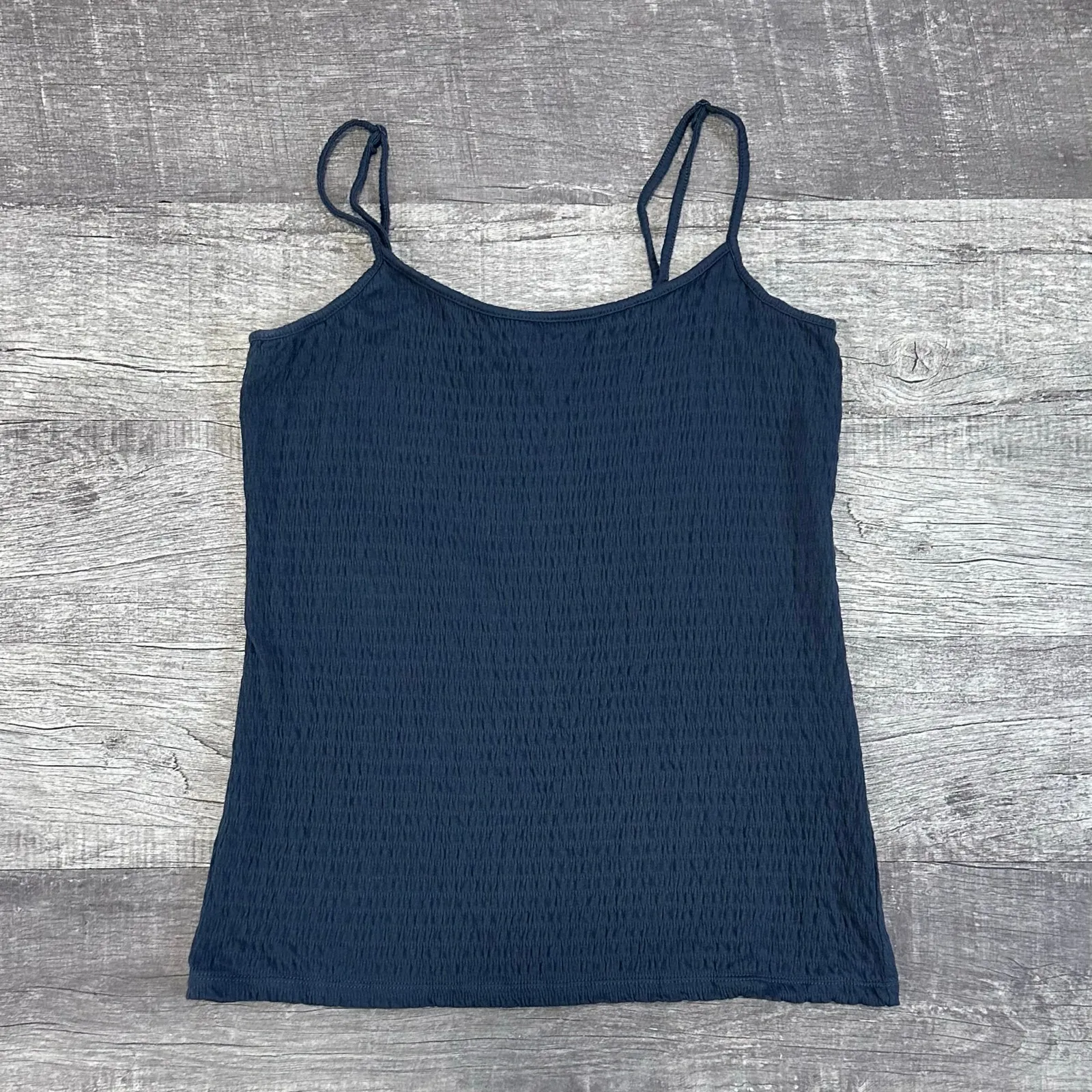 LOFT Outlet NEW Stretchy Ribbed Tank Top Bundle (2) Womens M Blue Peach Cami Set - Image 3