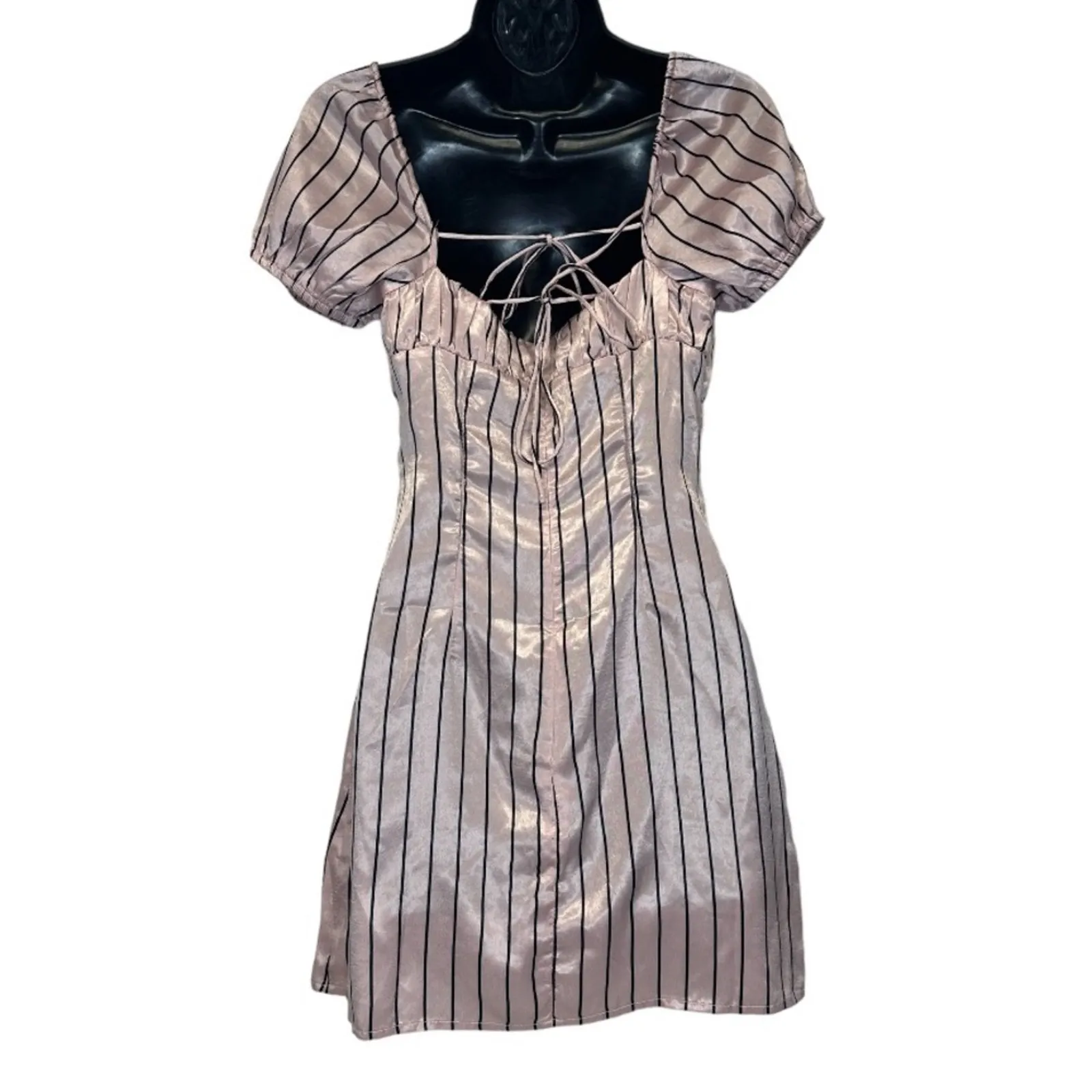 Urban Outfitters Lioness On The Line Off-The-Shoulder Mini‎ Dress Size XS - Image 6