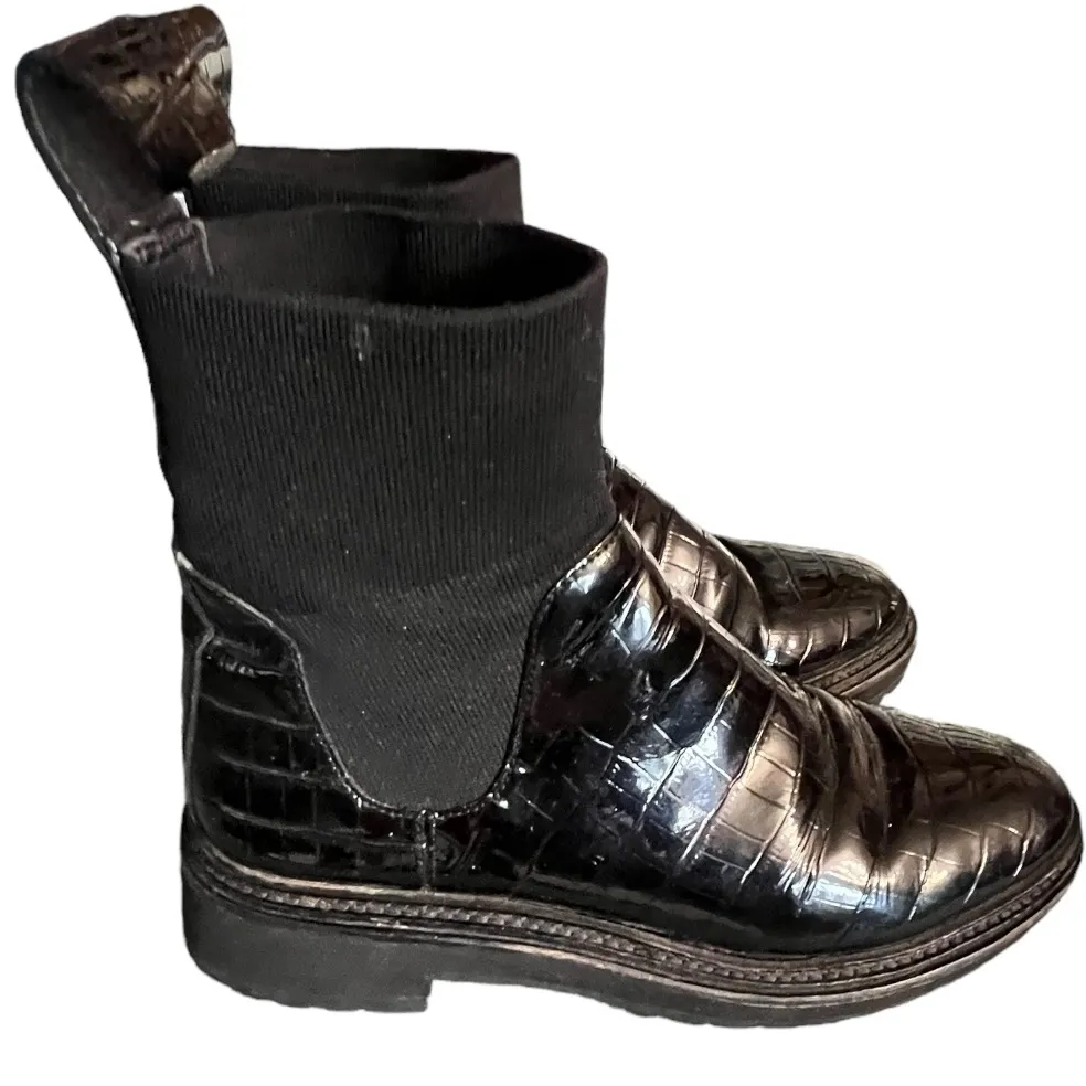 Loeffler Randall Black‎ Leather Boots - Image 2