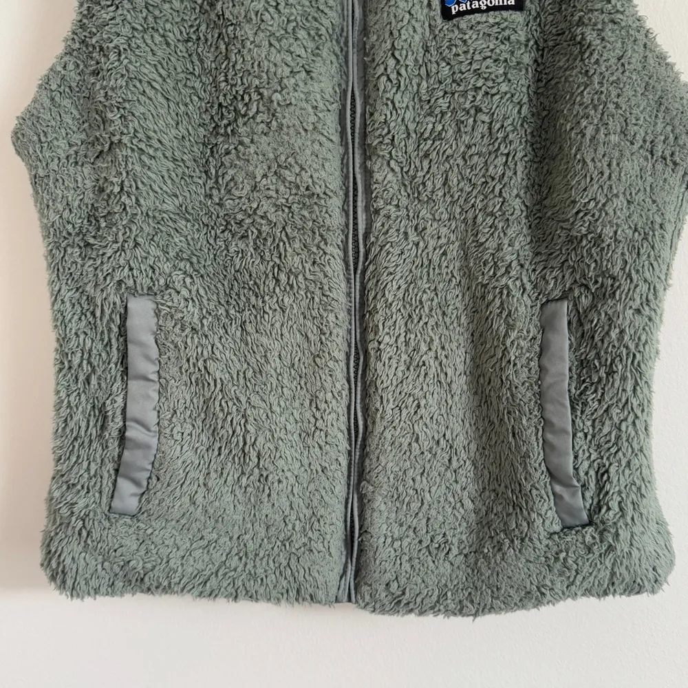 Patagonia Los Gatos Vest Size Small Women’s Full Zip Up Jacket in light green - Image 4