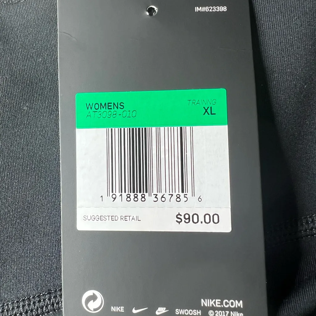 Nike NWT Nike One Luxe Women’s Dri-FIT Mid-Rise Black/Clear Leggings - Image 11