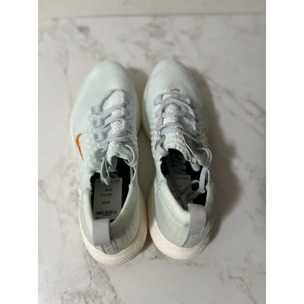 Nike  Womens React Escape Run Sz 12 Flyknit Running Shoes Barely Green DC4269 300 - Image 5