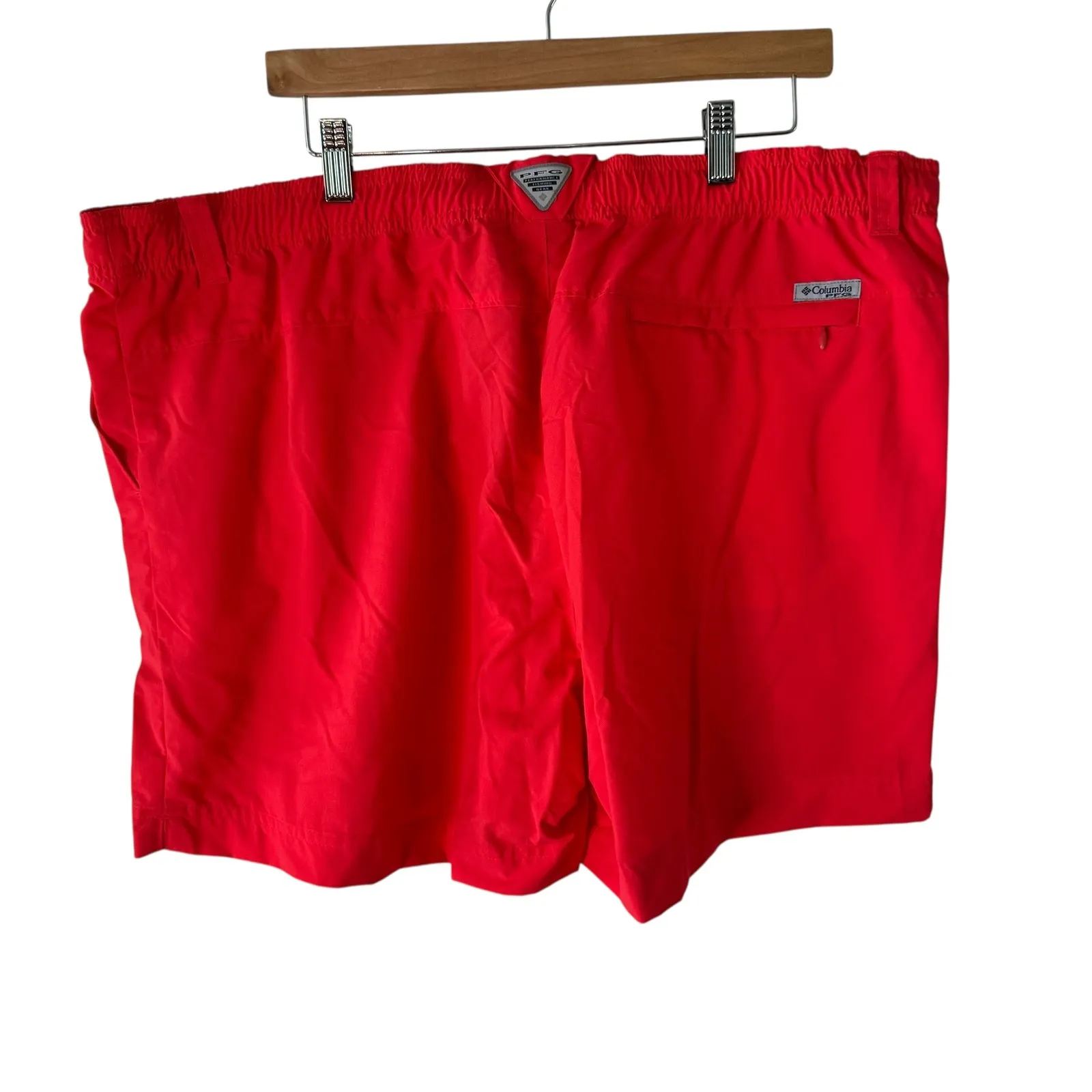 Columbia Womens XXL‎ Backcast Water Shorts Red UPF 50 Omni-Shade Fishing - Image 9