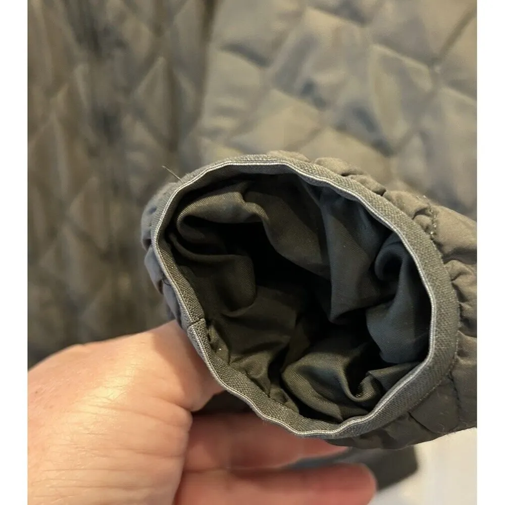 Eddie Bauer Women’s Olive Green “Capers”Quilted Lightweight Field Jacket  Medium - Image 5