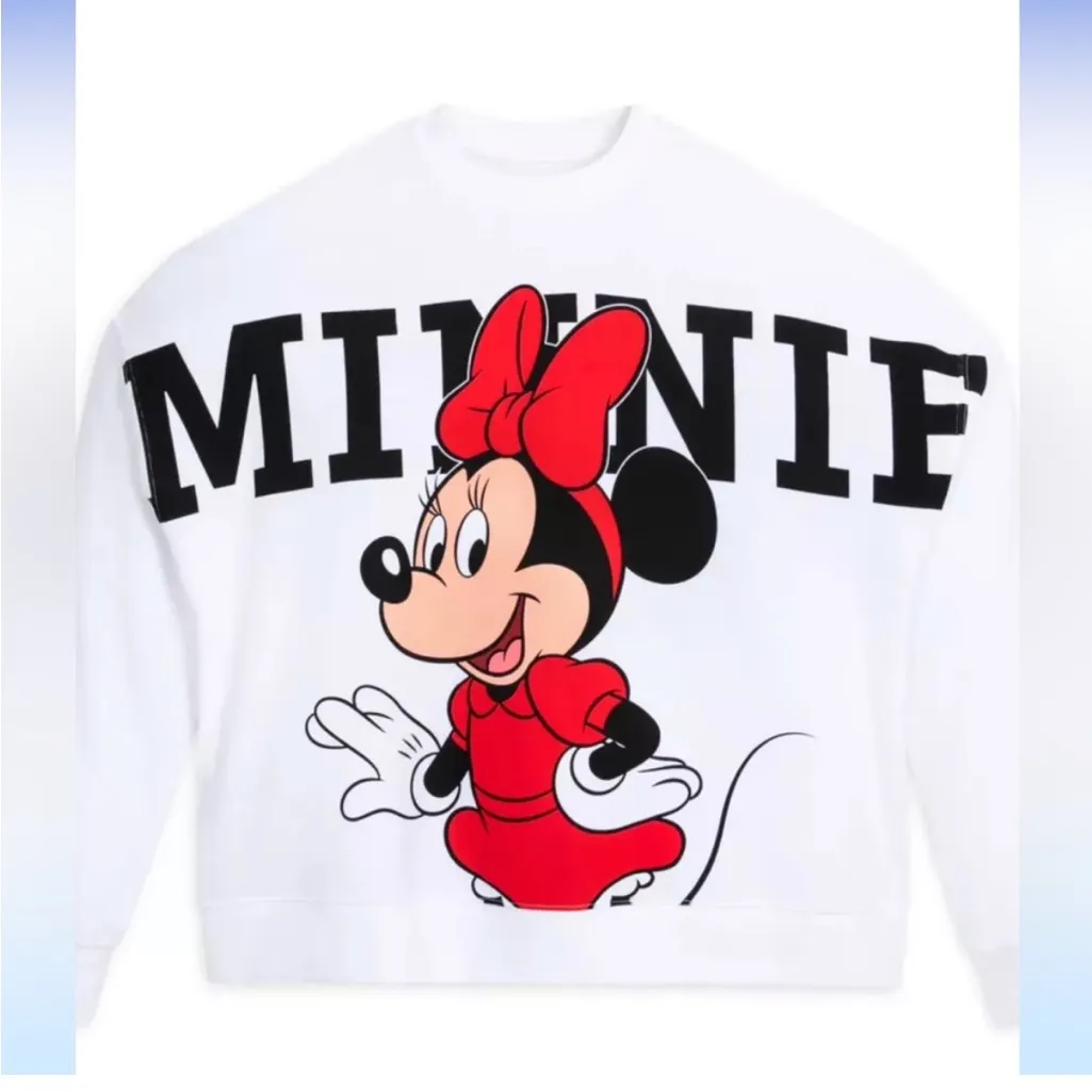 Disney Vintage Minnie Mouse Front to Back Pullover XL - Image 7