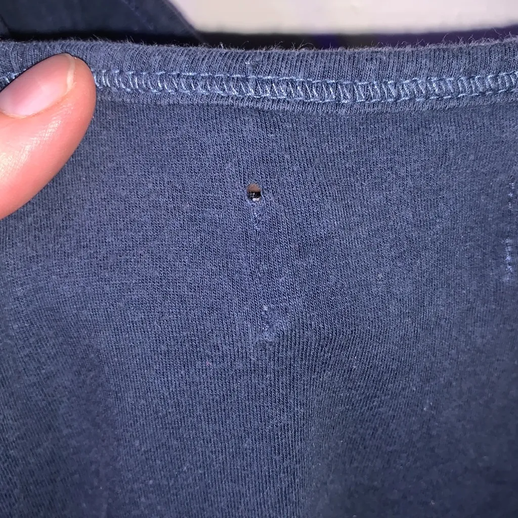 Hollister Navy Blue, Pink & Green Floral SoCal Stretch Summer Dress - Image 5