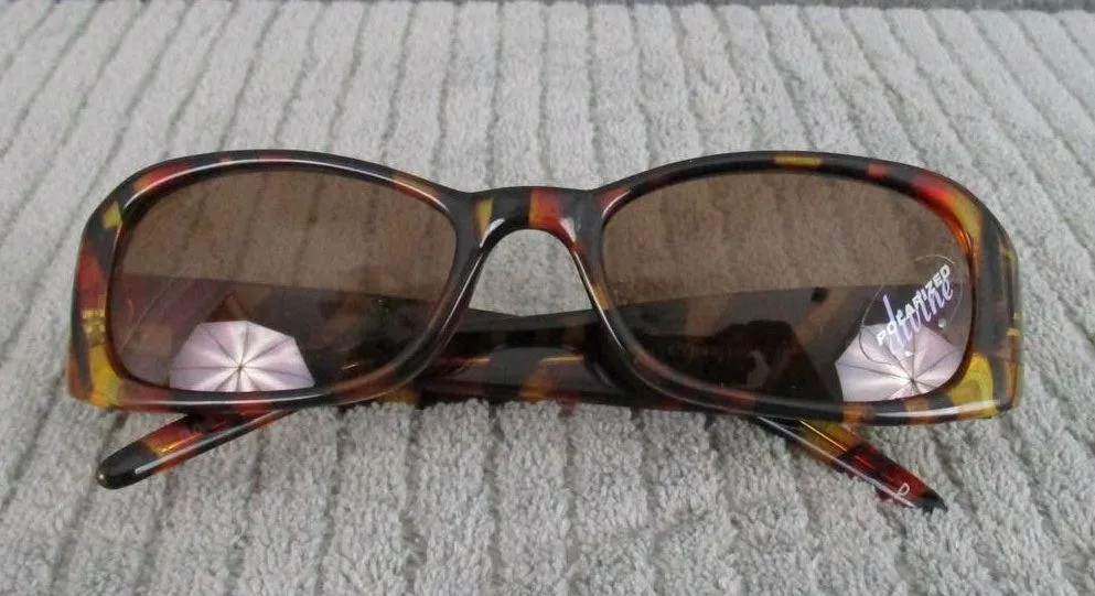 New Divine Eyewear Honey Leopard/Brown Polarized Women's Sunglasses NWT Brown - Image 7