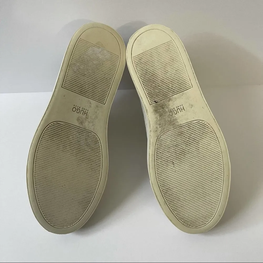 Hugo Boss White High Top Sneakers - Image 9