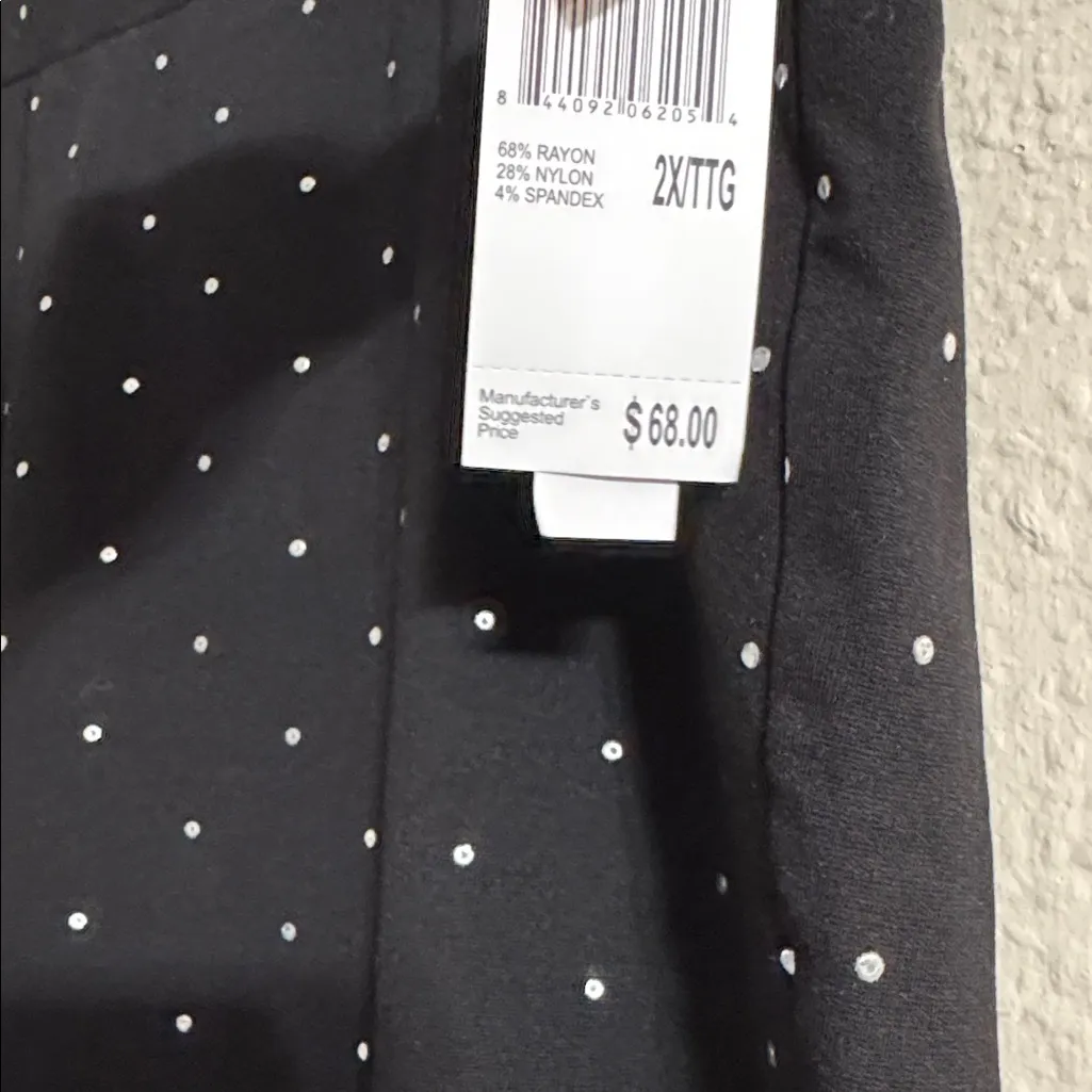 Philosophy Silver Polka Dot Pants - Image 3