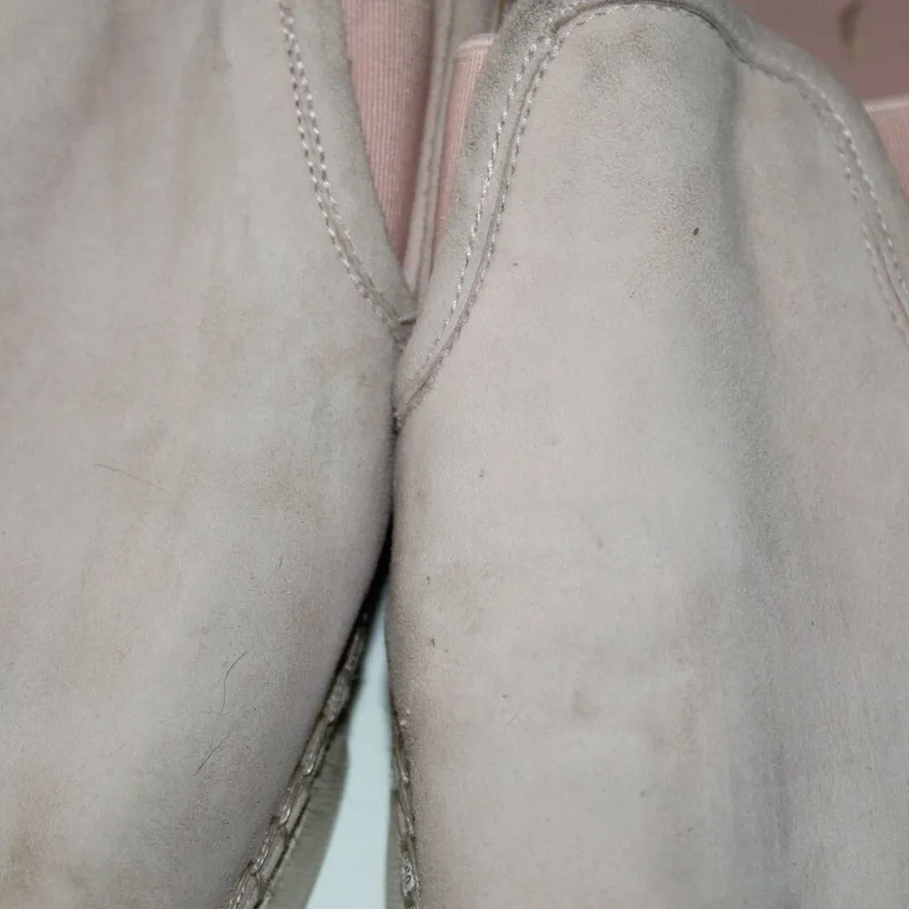 Vince Camuto Pale Pink Suede Espadrille Slip-on Sneakers Size 8.5 - Image 5