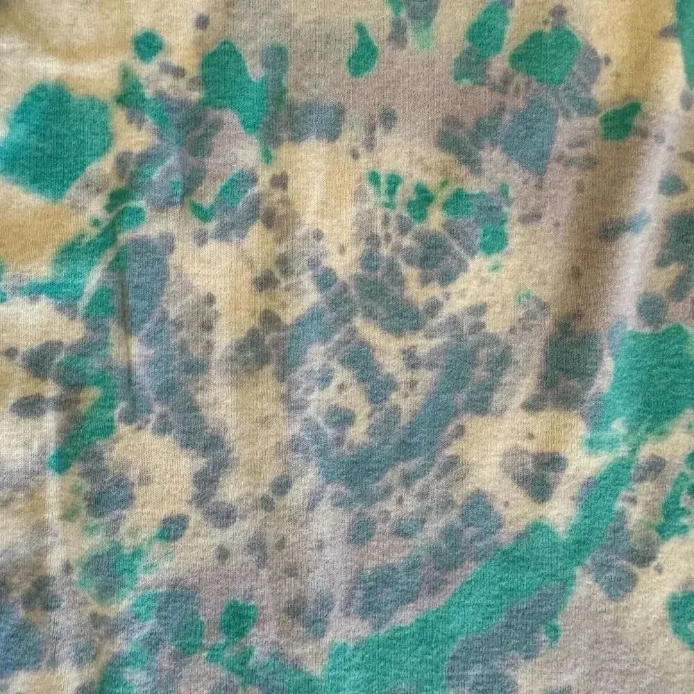 Victoria’s Secret Blue Turquoise  Tie Dye Pull On Elastic Waist Capri XS  #2179 - Image 7