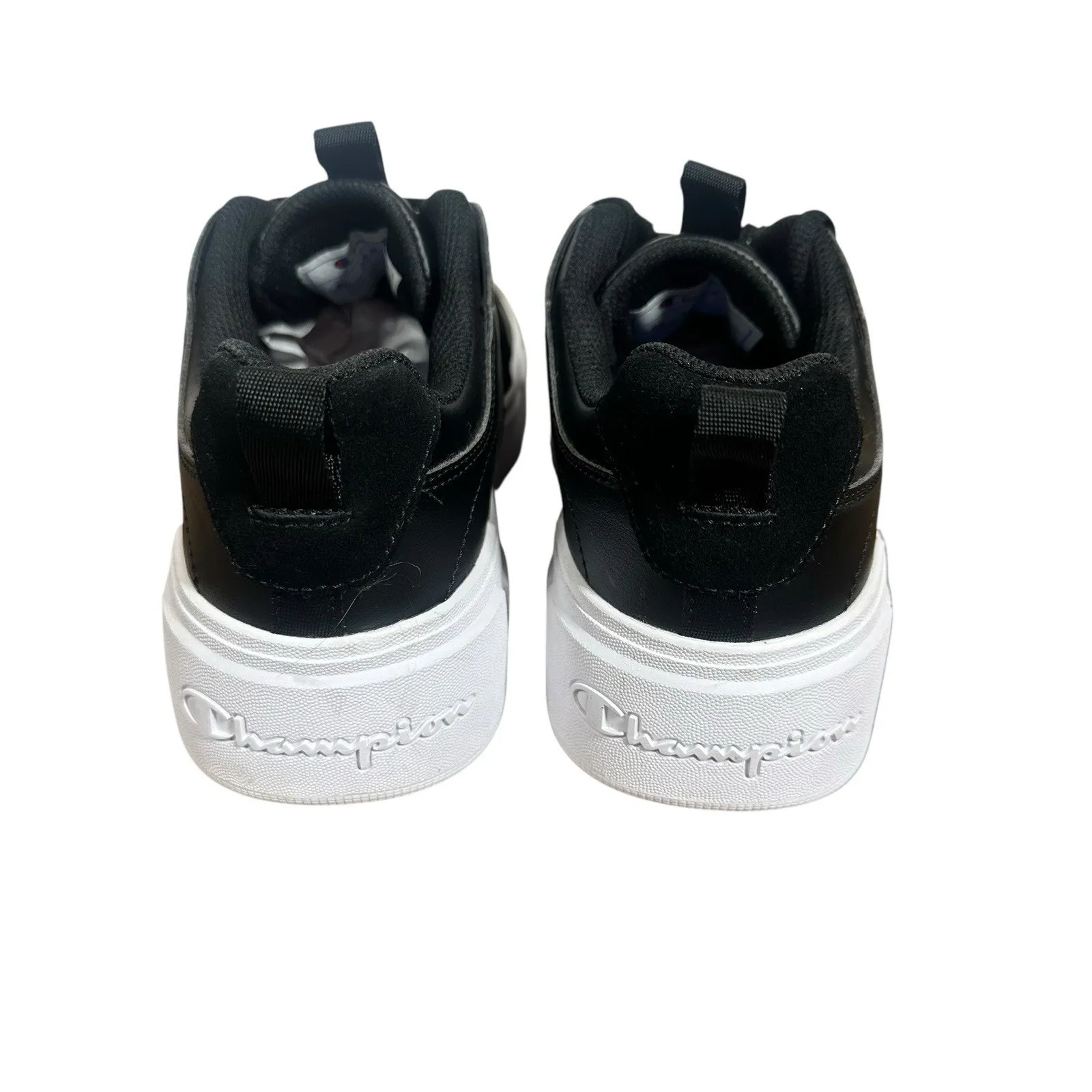 Champion Ventor Chic Womens Casual Shoes Sneakers Black Leather White Size 8 - Image 8