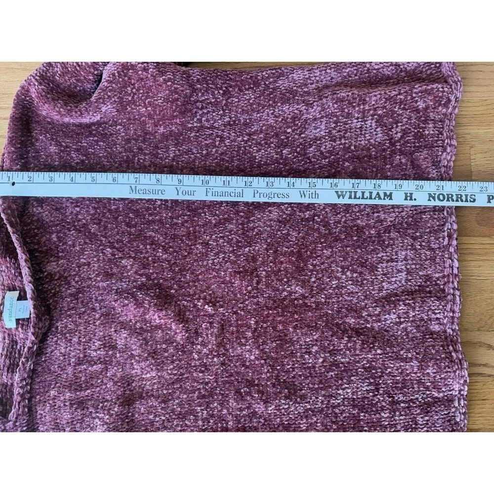 Sundance Sweater PL  Samantha Pullover Chenille Womens Dark Pink-Red - Image 6