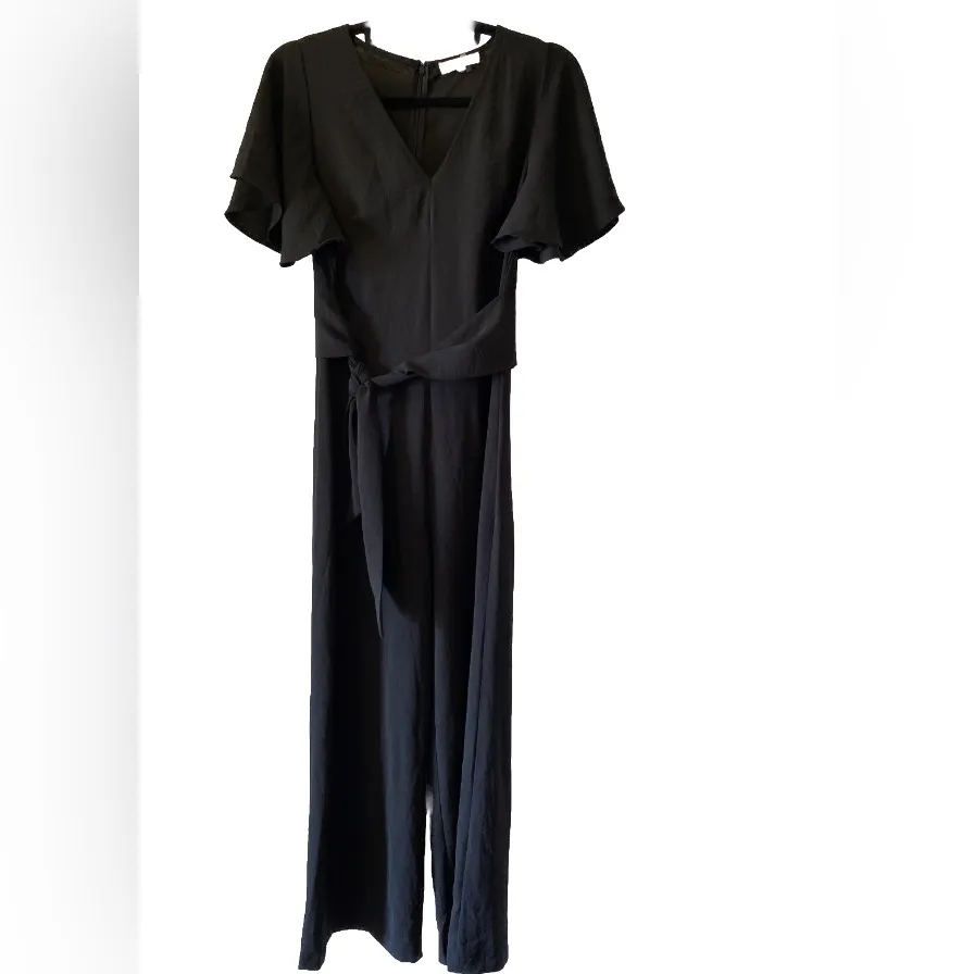 entro Black Short Sleeve Jumpsuit Small - Image 4