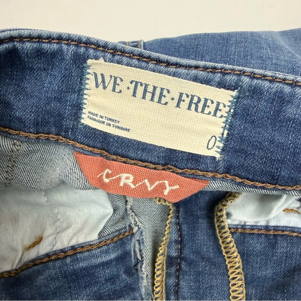 Free People X We The Free Crvy 2nd Avenue One Piece Jumpsuit Overalls Denim Blue - Image 13