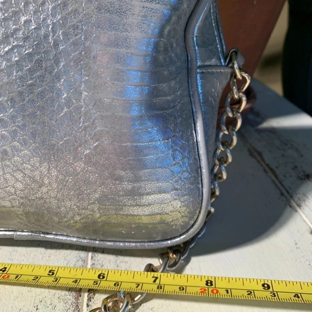 Victoria's Secret Silver Chain Purse - Image 3