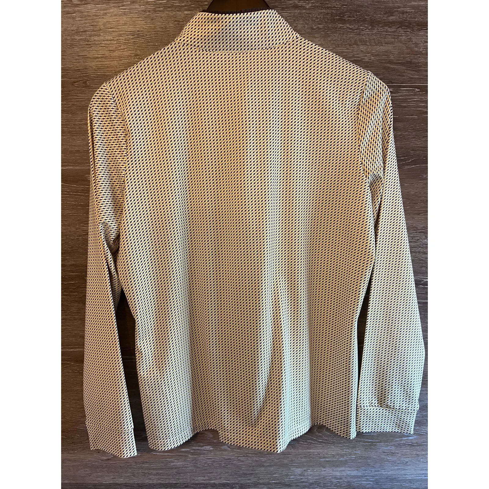 Wolsey women golf shirt sz XL long sleeves pearl button stretchy - Image 5