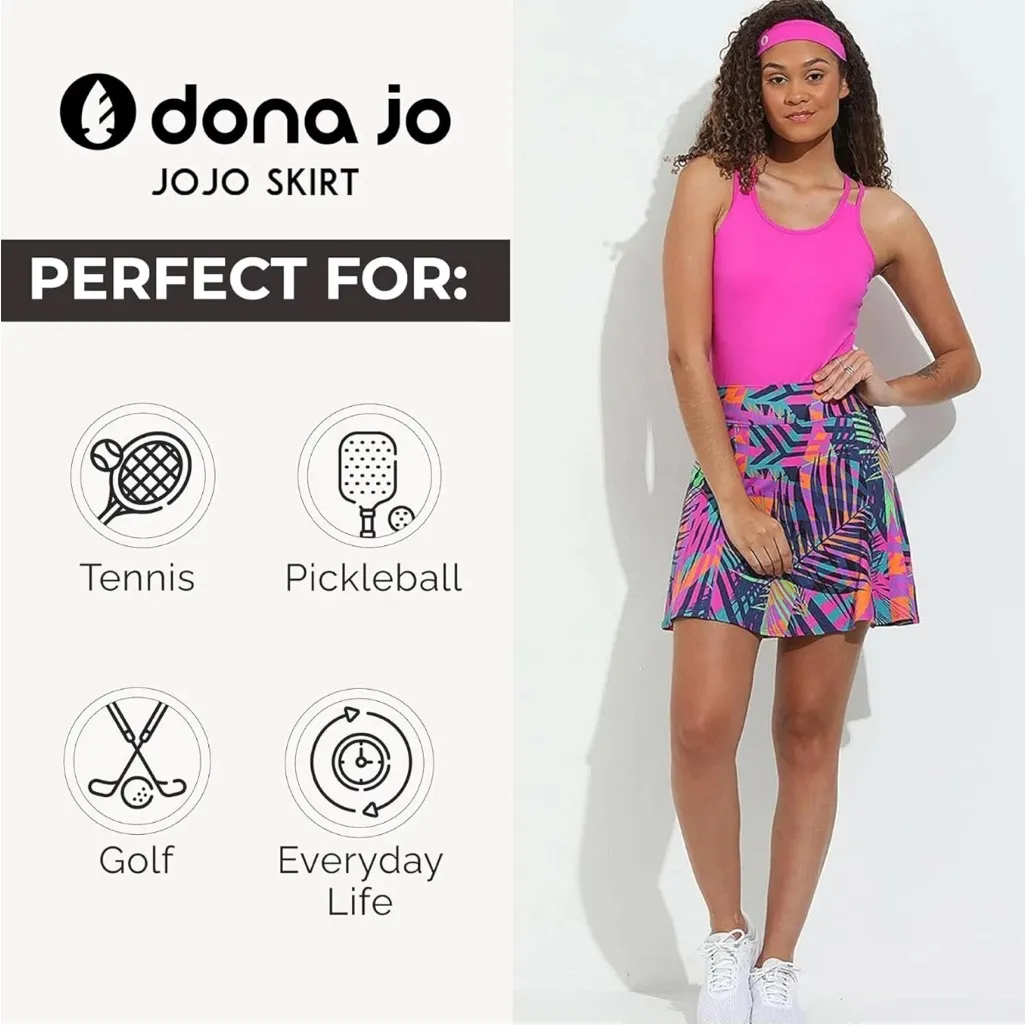 Dona Jo Ultimate Women Skirt/ Skort Tennis Skirt Kelaya Size Medium Blue - Image 14