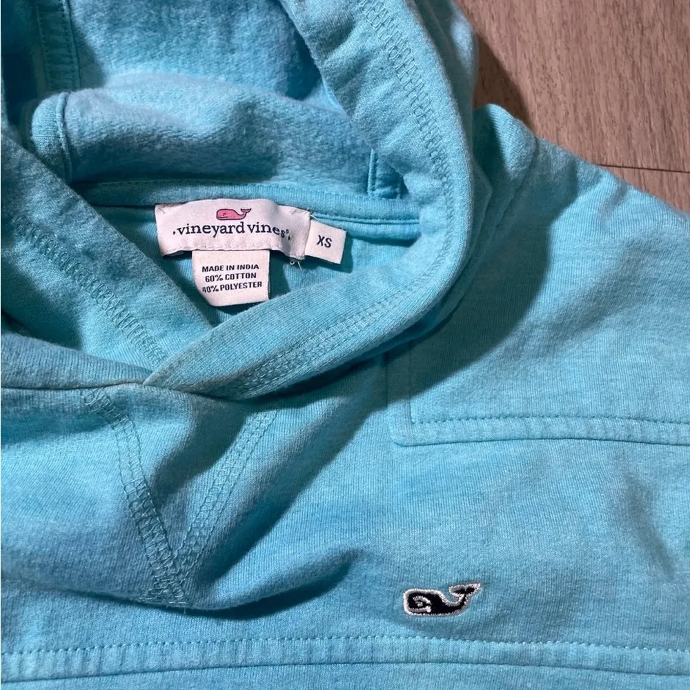 Vineyard vines Light Blue Hooded Sweatshirt - Image 2