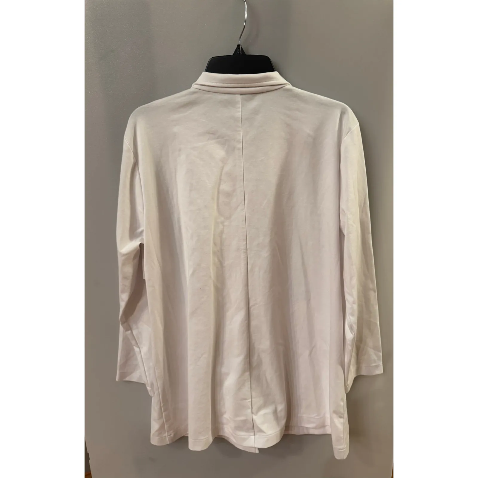 Eileen Fisher Organic Cotton Blend Long Jacket - Medium - Image 6