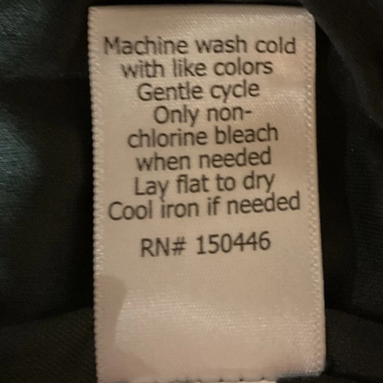 41 Hawthorn Ryleigh Scallop Detail Lined Faux Wrap Dress Black Blue Size Small - Image 10