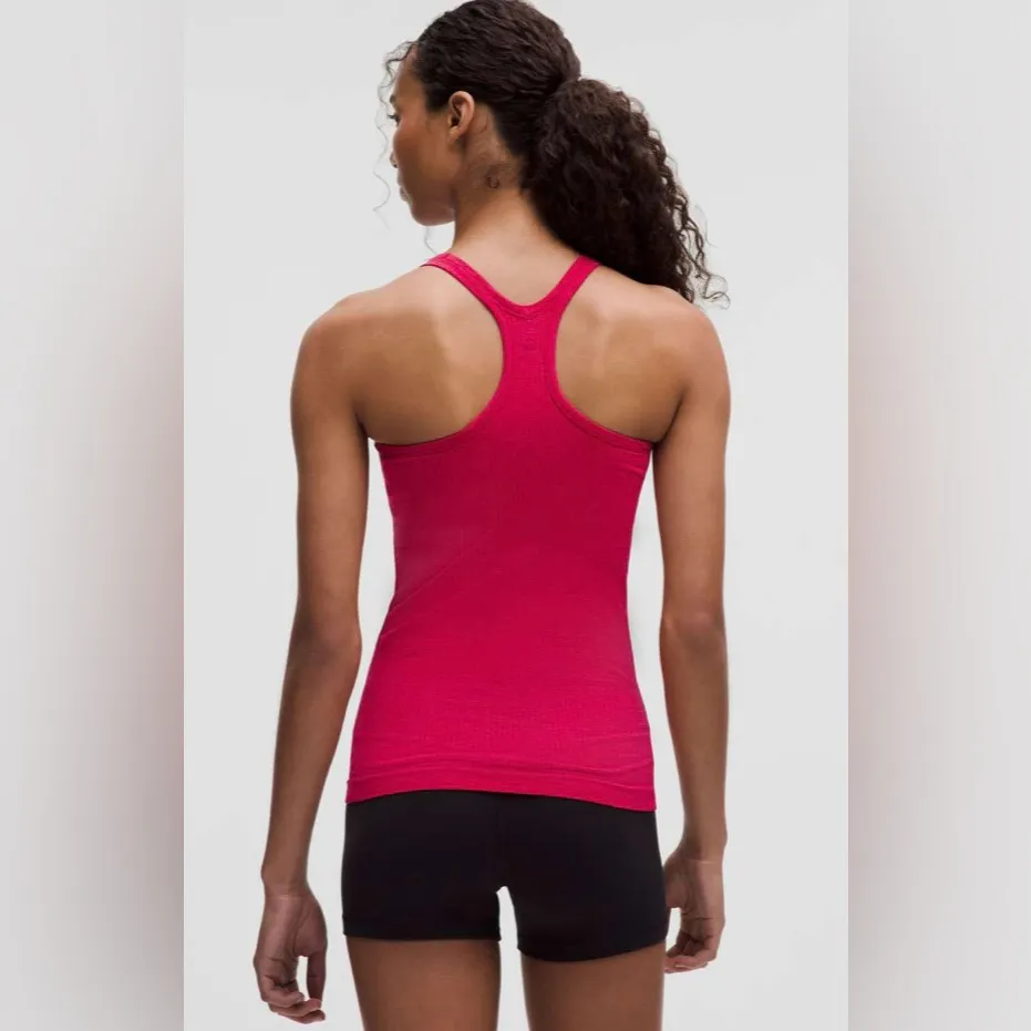 Lululemon NWT Ebb To Street Tank Top Light Support Pink Dragonfruit Size 12 A/B - Image 2