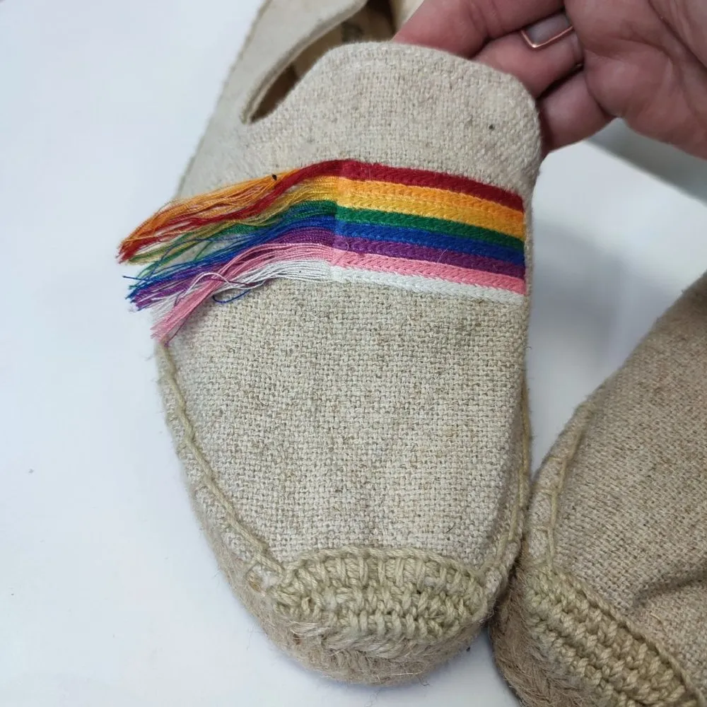 Soludos  Rainbow Slipper Espadrilles size 7.5 - Image 11