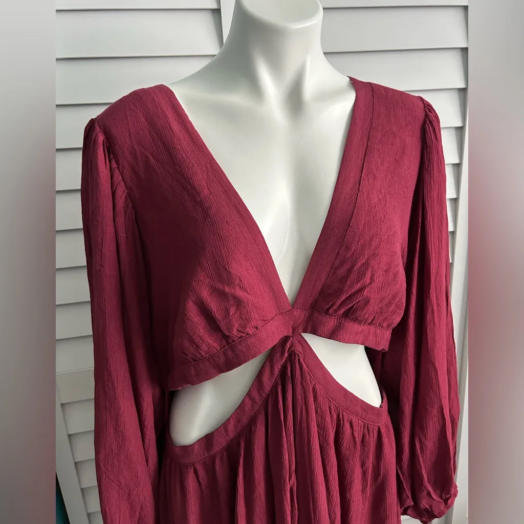 Showpo | Paige side cutout balloon sleeve maxi dress - Image 6