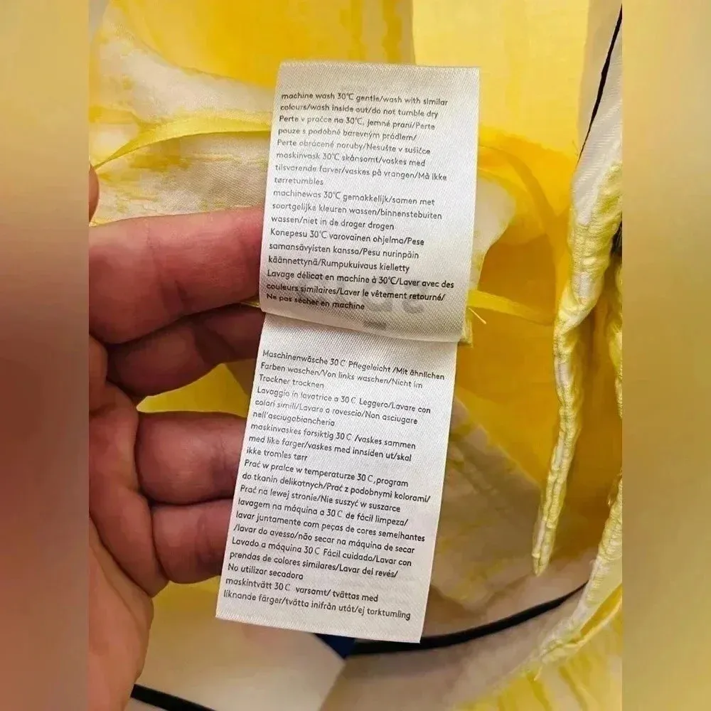 Free People Cras Sadie Shorts Popcorn Yellow Size 38 NWT $438 - Image 13