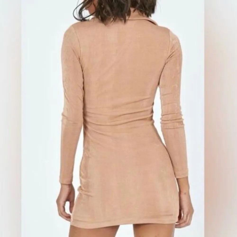 Princess Polly Elody button down collared long sleeve mini dress - Image 2