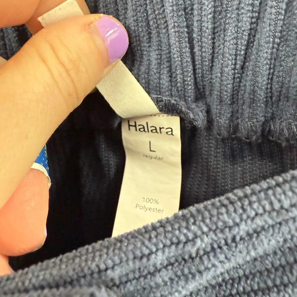 Halara Women’s Large Navy Corduroy Pants - Image 3