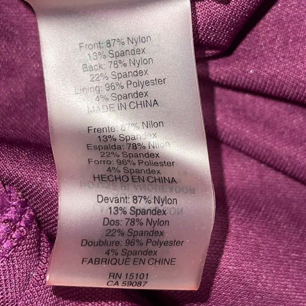 Bleu Rod Beattie Womens Halter Twister Mio One-Piece Swimsuit Cherry Wine Size 4 - Image 5