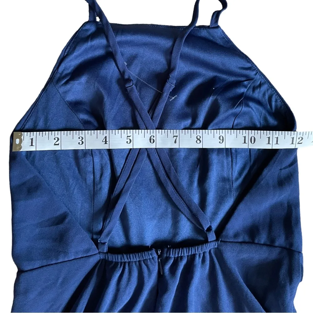 Lulus Letter Of Love Skater Mini Dress Navy Blue Women’s Size Small - Image 9