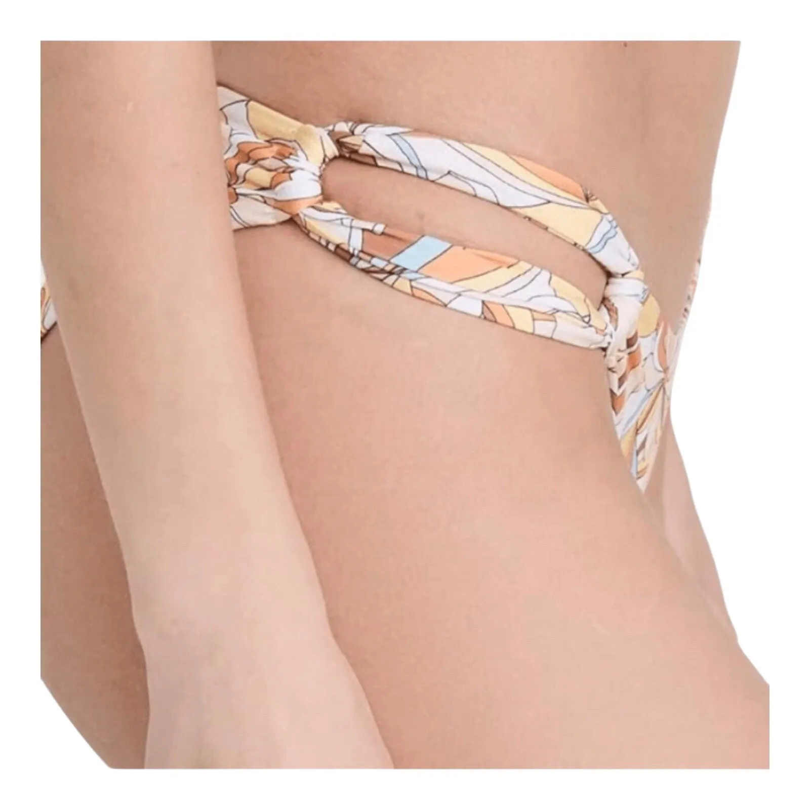 LSpace Eco Chic Bitsy Cut Bikini Bottom Jagger Floral Women's Size Large NWT - Image 12