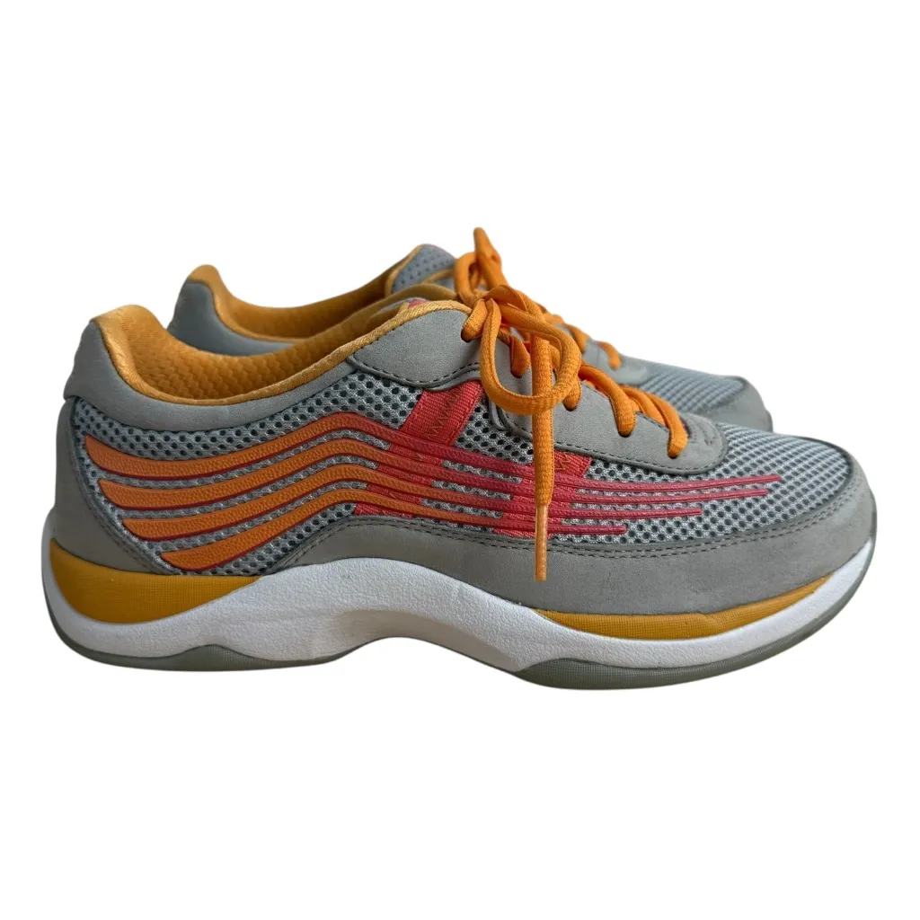 Dansko Shayla Walking Shoes Grey Orange Women’s Sz 38 EU - Image 2