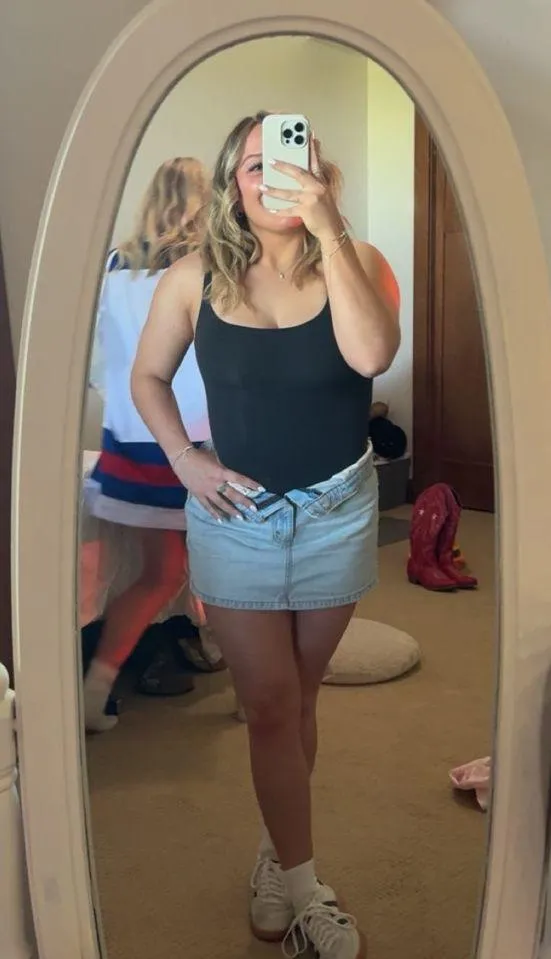 Abercrombie High-Rise Jean skirt  - Image 2