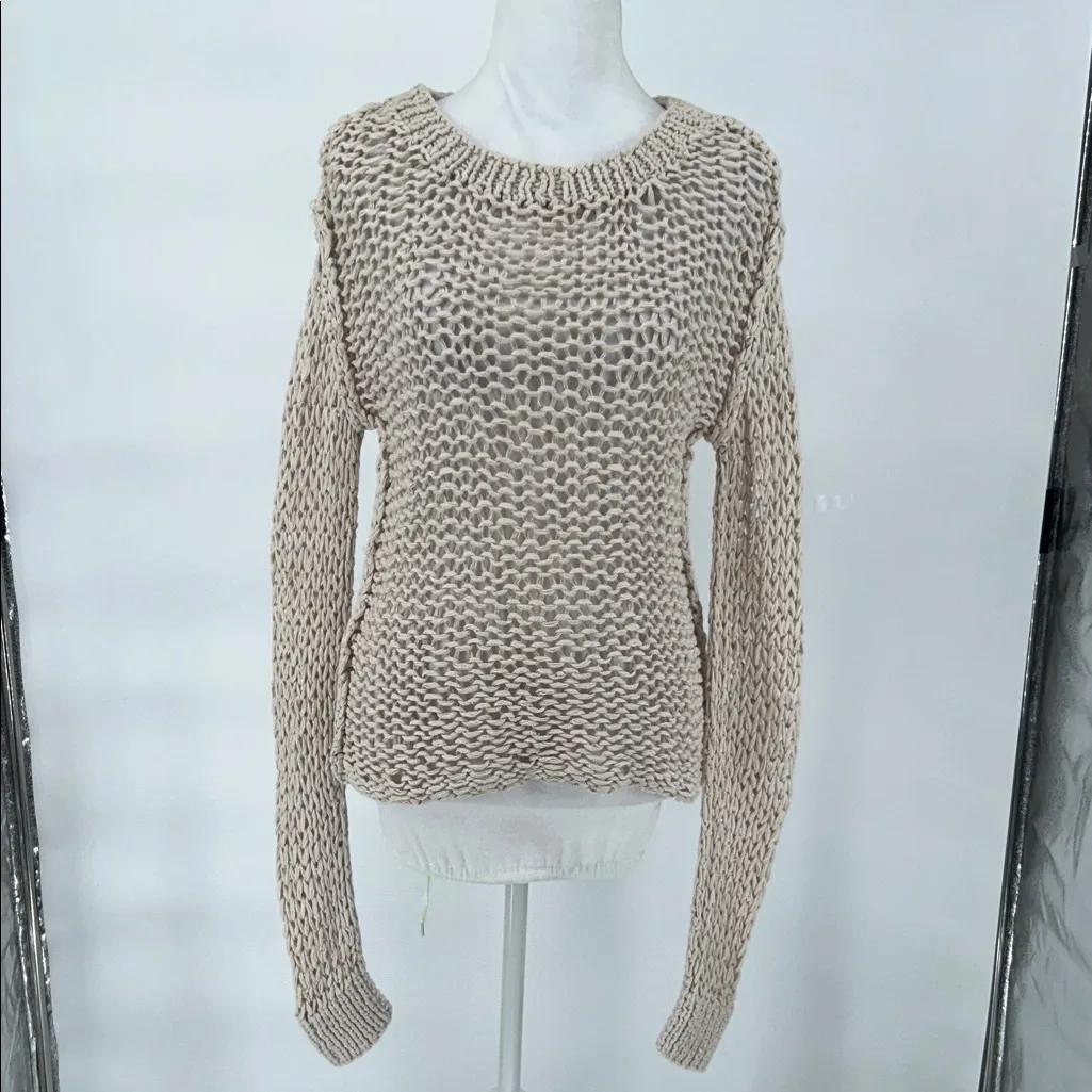 All Saints Cream Knit Sweater Size U.S. 10 UK 14 EU 42 - Image 4