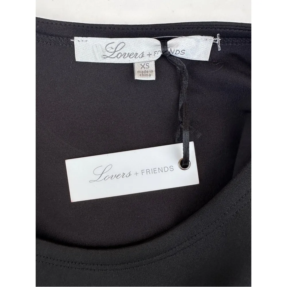 Lovers + Friends x Revolve Eternal Long Sleeve Dress Black Cut Out NWT - Image 6