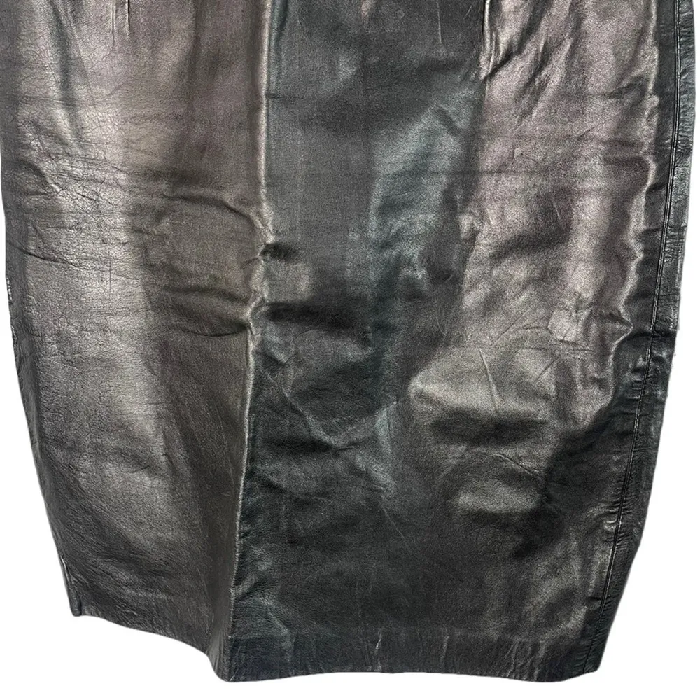 Vintage Geniality Women’s Australian Leather Wear Skirt Size 2 - Image 4