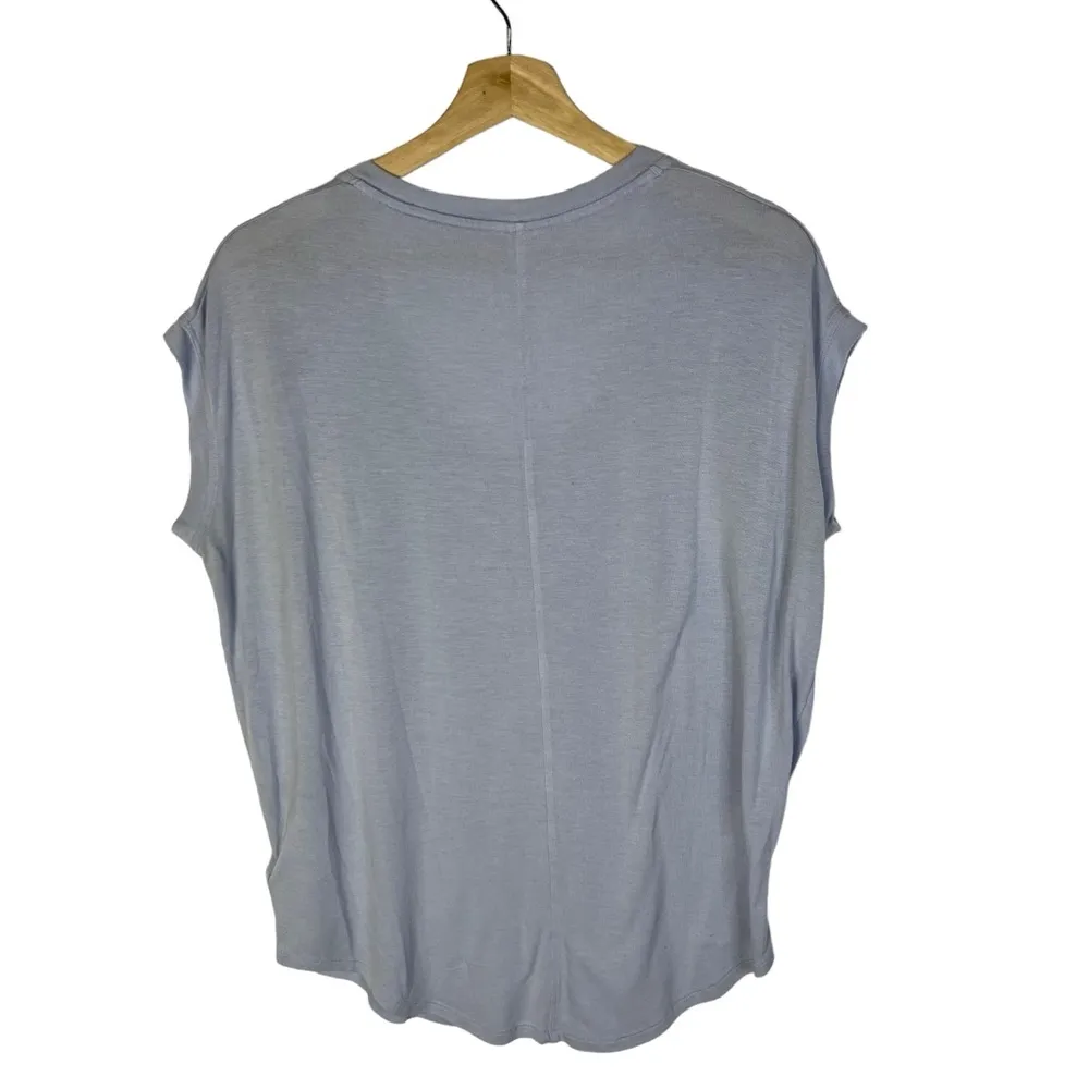 Athleta Cloudlight Stratus Light Blue Short Sleeve Athletic T-Shirt S - Image 2