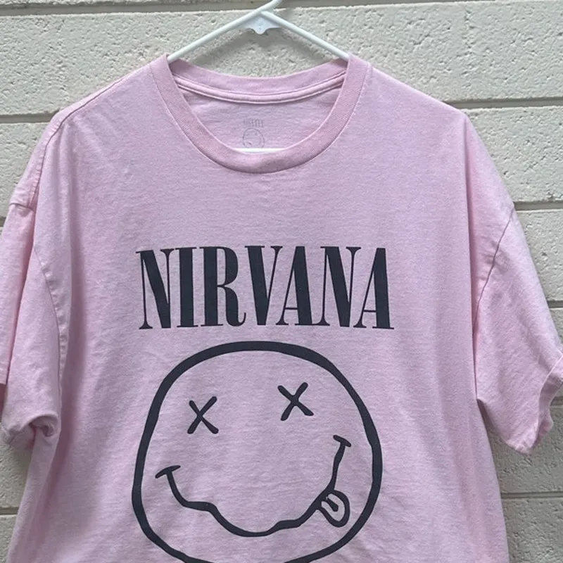 Nirvana Pink Band Tee size XL - Image 8