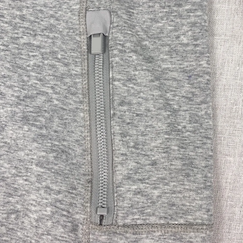 90 Degree by reflex womens full zip gray merled thumb holes hoodie size M Size M - Image 6