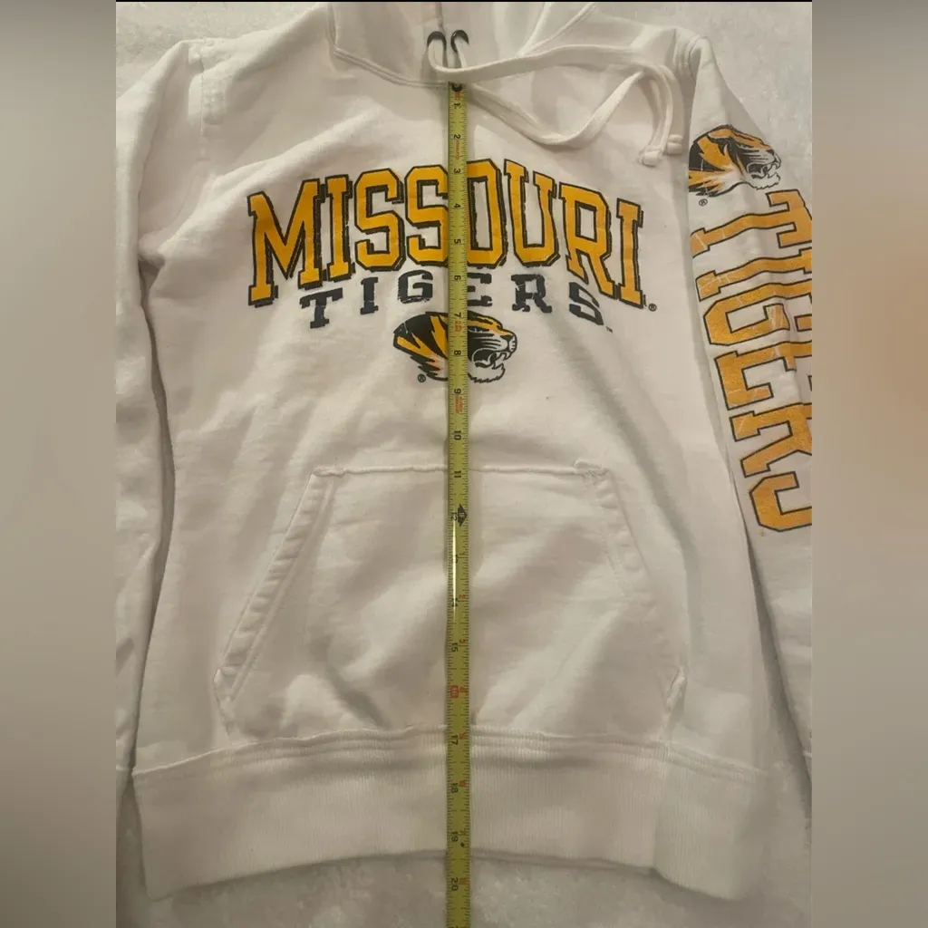 Univ of Missouri Mizzou retro designed Hoodie Wms sz Sm - Image 3